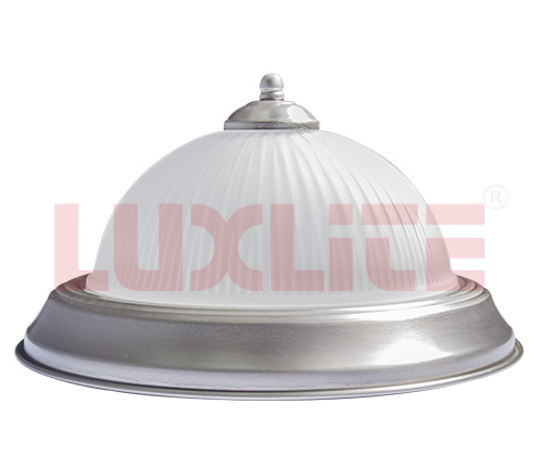 Lampara Techo 2X60W Plata