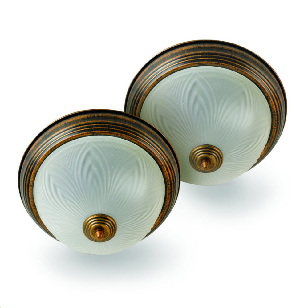 Lamp.techo Plafon Duopack 2XE27-40W No Incluido 110-240V/50-60HZ
