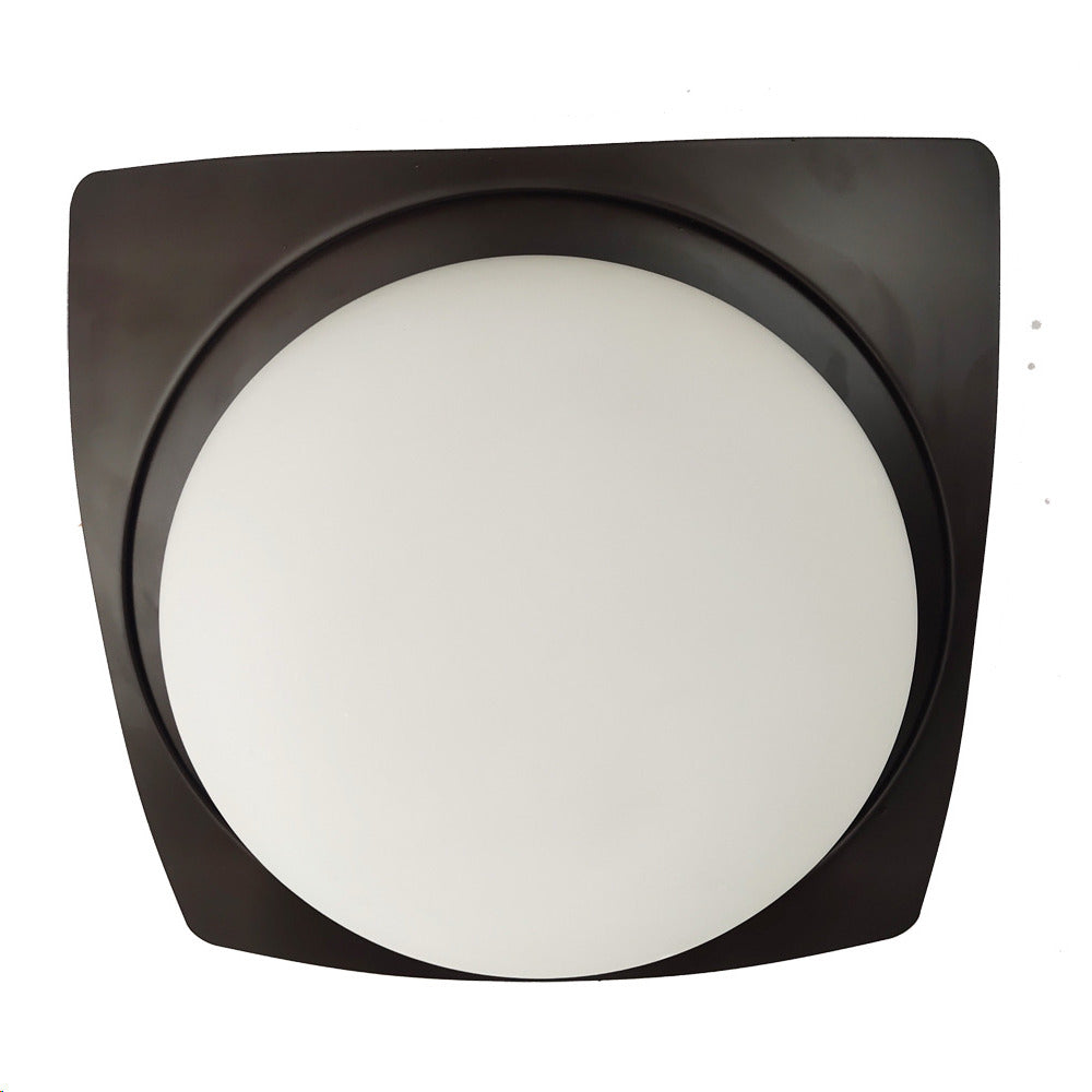 Lamp.techo Plafon Square 2XE27-40W (Vde) No Incluido 110-130V 60HZ Acabado Coffee