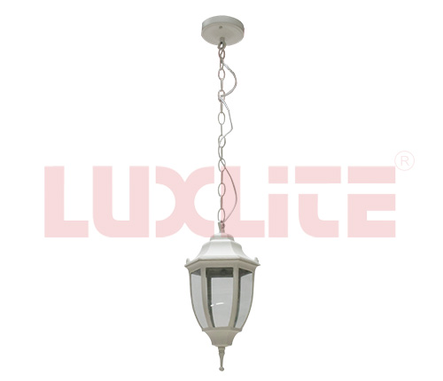 Farol Colgante 1X75W Blanco Luxlite
