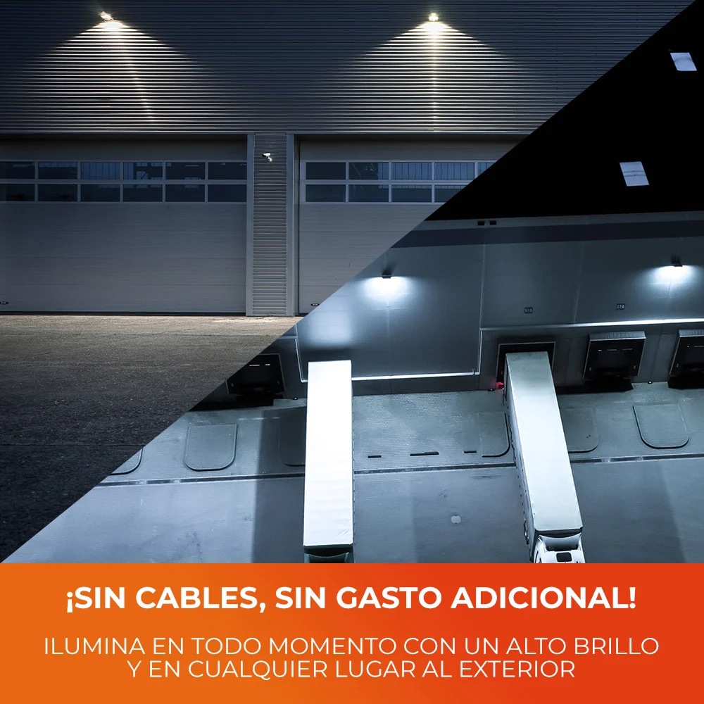 Lámpara Solar LED 80 W, Luz De Día