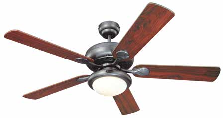Ventilador De Techo Acabado Hierro 5 Aspas Reversibles Westinghouse