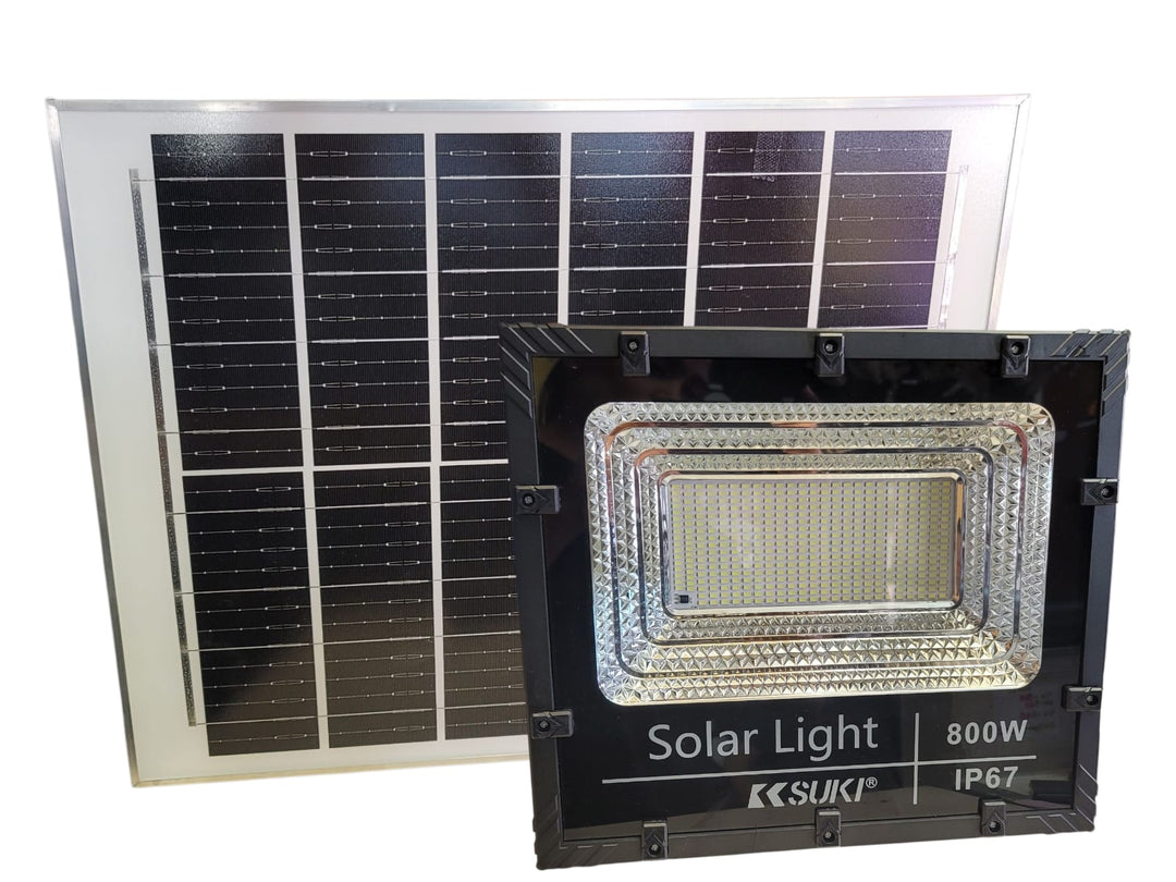 Reflector De 800W Con Panel Solar Suki