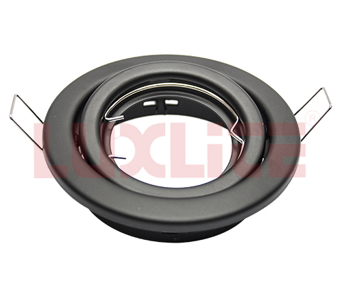 Lampara Ojo De Buey 1X50W Negro 3 P. Luxlite