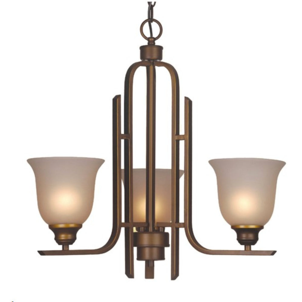 Lamp.techo Colgante 3XE27-60W No Incluido 100-240V/50-60HZ Acabado Bronze
