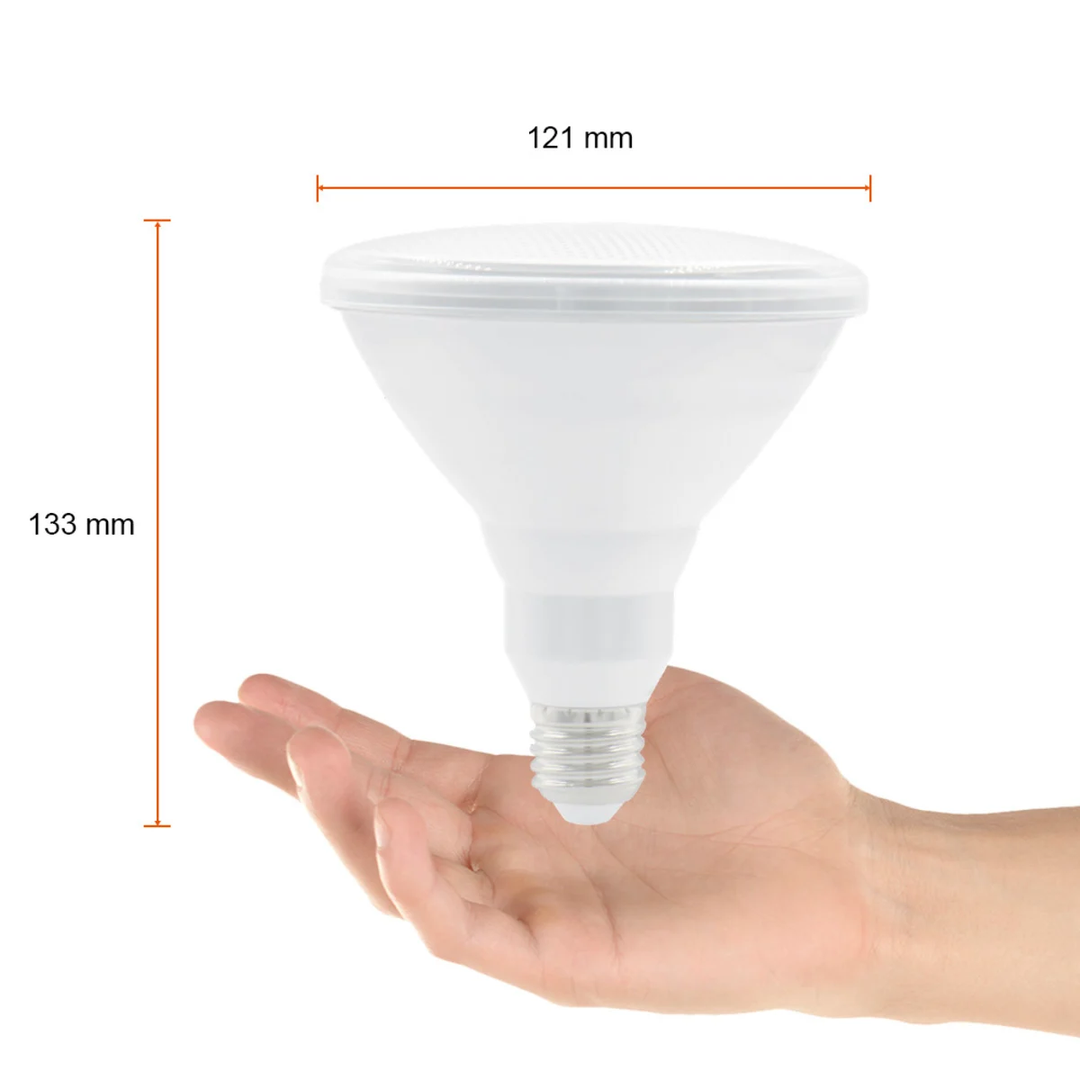 Foco PAR38 LED 18 W, Luz De Día, Base E27, IP65, No Atenuable