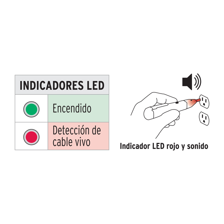 Probador De Voltaje Sin Contacto Tipo Pluma Truper