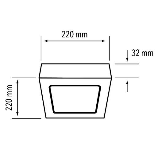 Lámpara Plafón Algedi Iii Tecnolite 18W