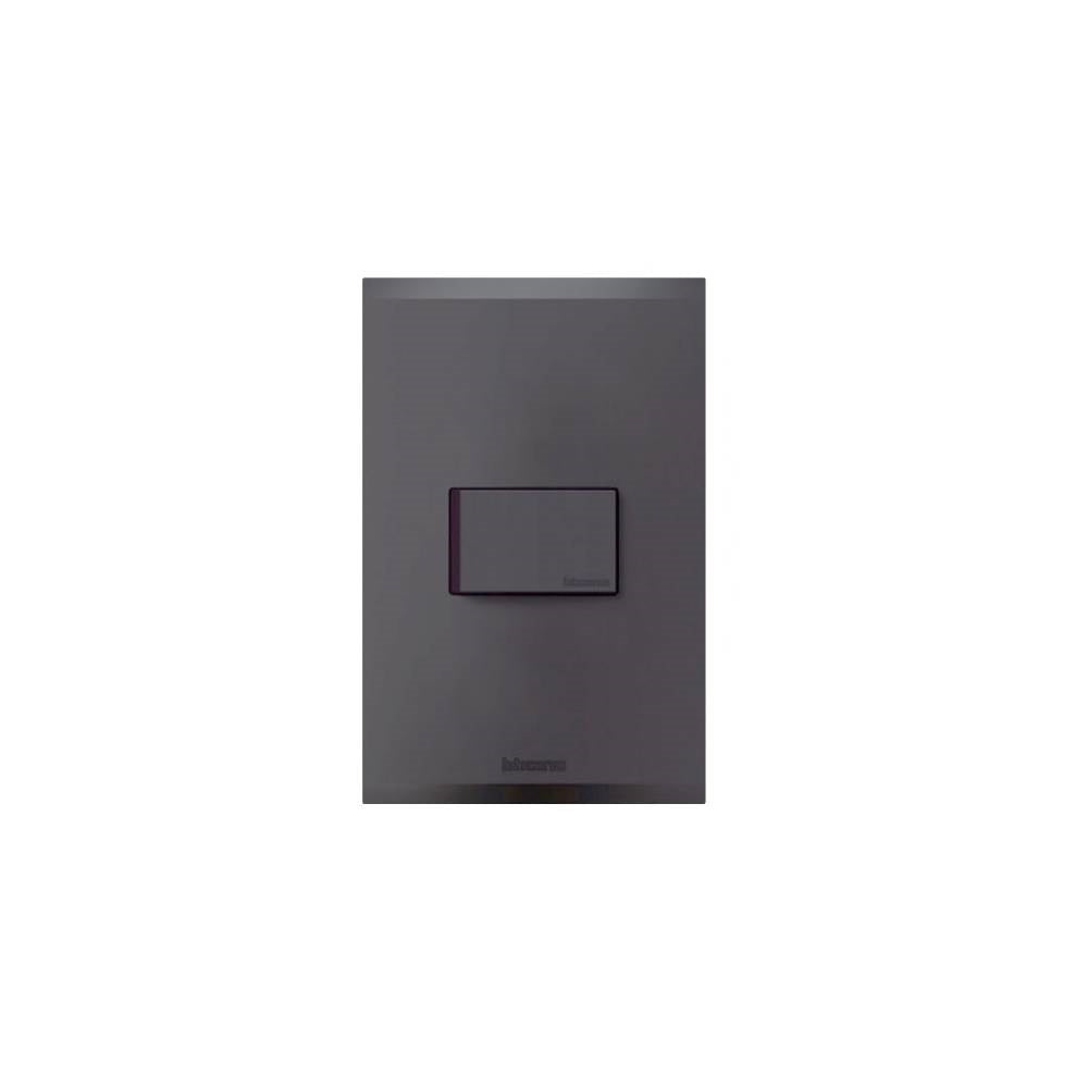 Placa Switch Sencillo 15A Nobile Negro Bticino