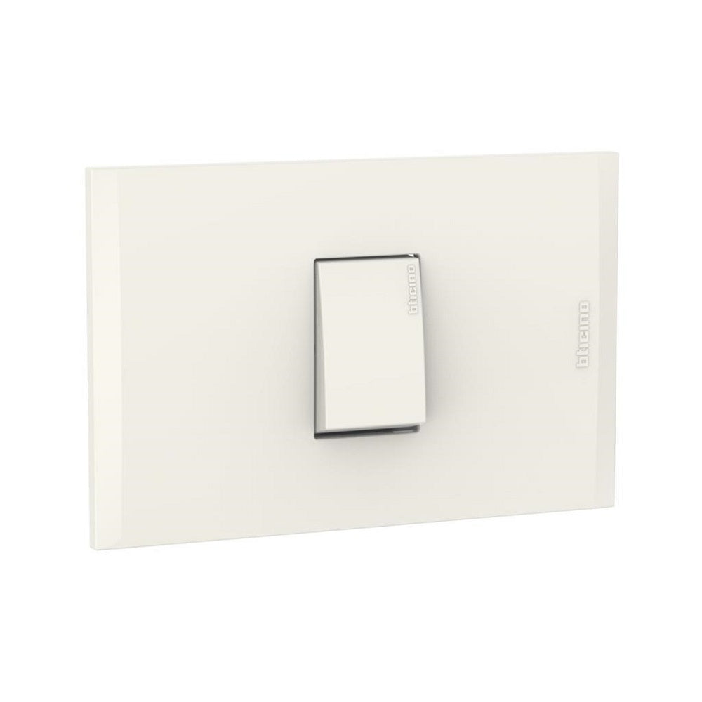 Placa Switch Sencillo 15A Nobile Blanco Bticino