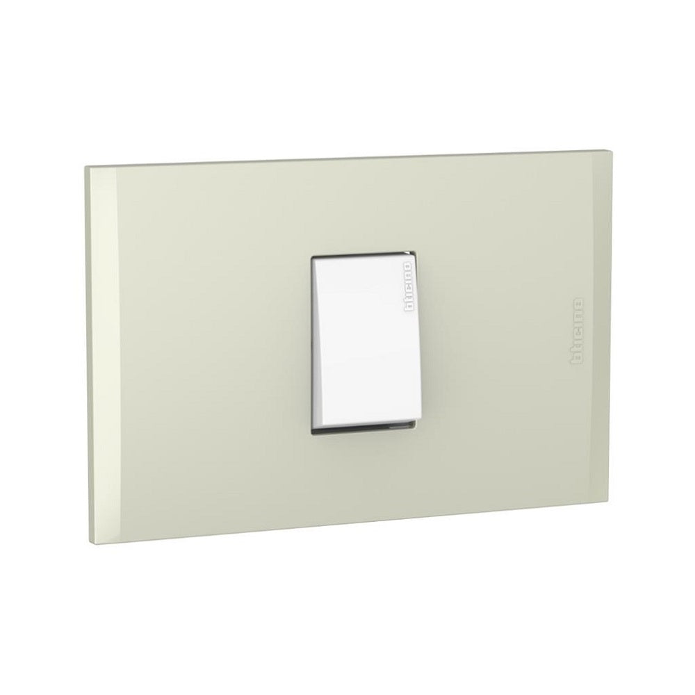 Placa Switch Sencillo 15A Nobile Champagne Bticino