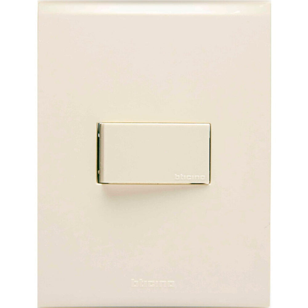 Placa Switch Sencillo 15A Nobile Marfil Bticino