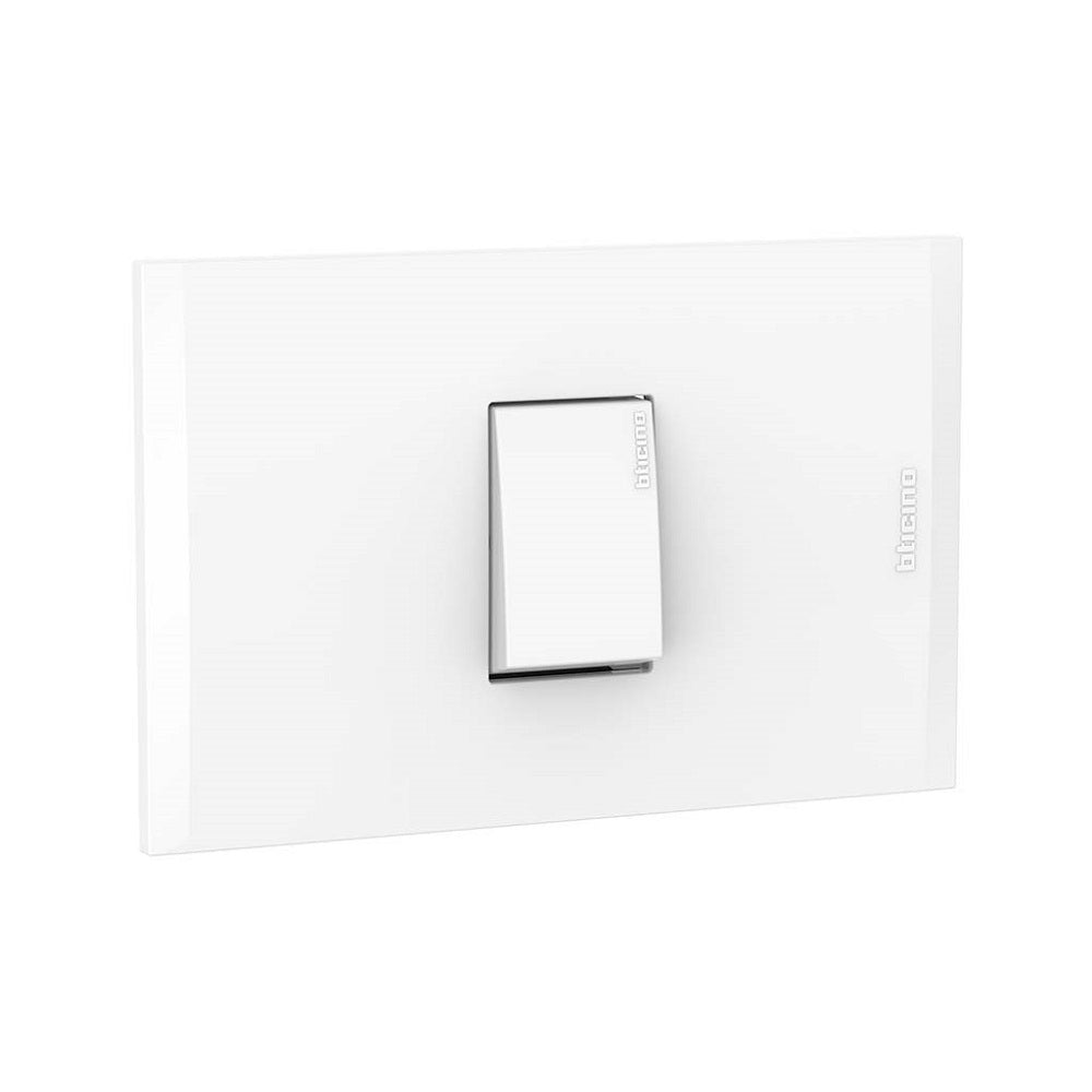 Placa Pulsador De Timbre Nobile Blanco 10 Amp Bticino
