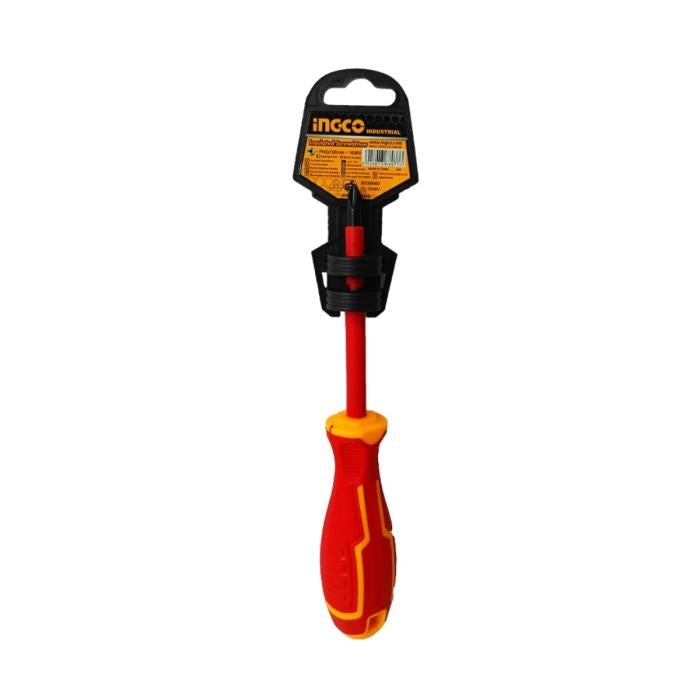 Desarmador Plano Crv Industrial P/electricista Ingco 100MM/1000V