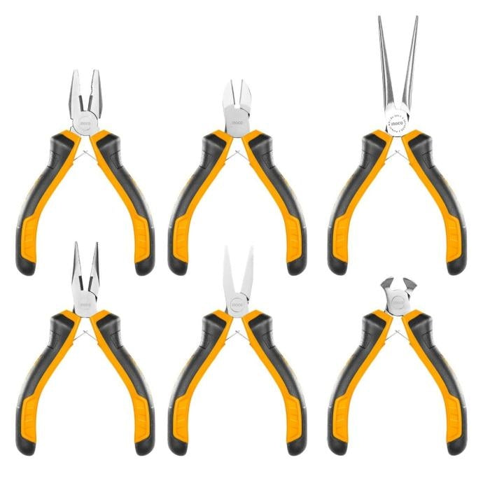 Set De Mini Pinzas Y Alicates 6 Pzs, Mago Bimaterial Basic Plus