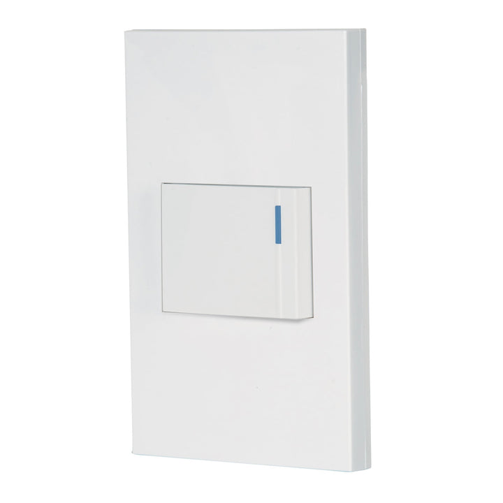 Placa Armada Con Interruptor, 1.5 Módulos, Española, Blanco