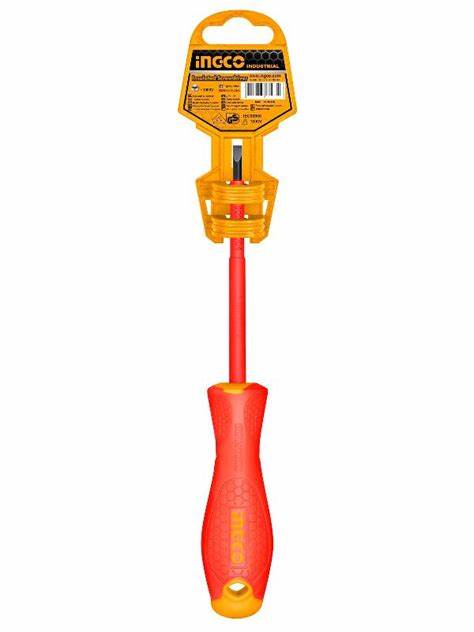 Desarmador Plano Crv Industrial Ingco 125MM/1000