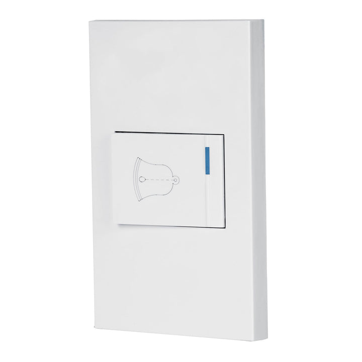 Placa Armada 1 Interruptor De TIMBRE,1.5MOD, Española,blanco