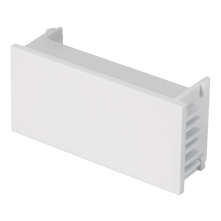 Tapón Ciego, 1 Módulo, Línea Española, Color Blanco