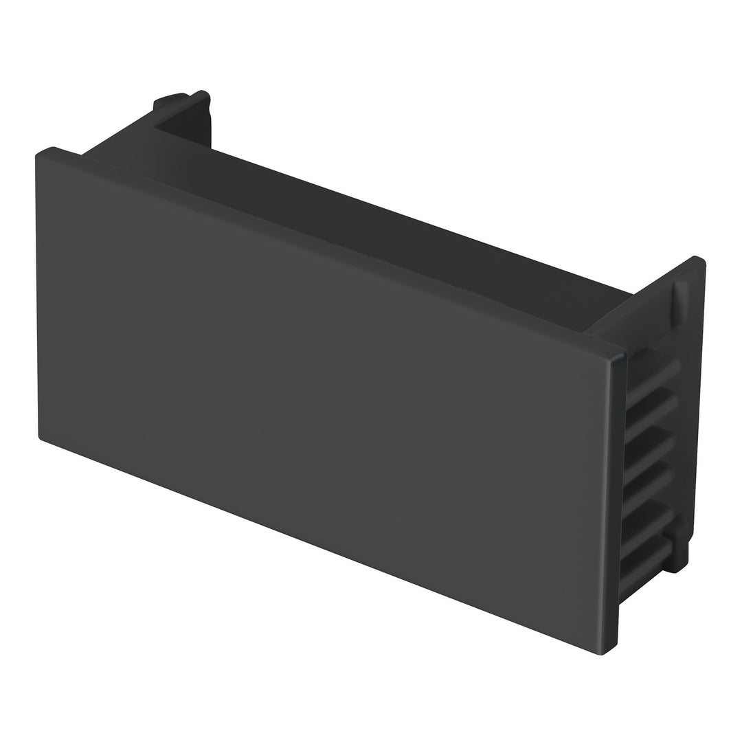 Tapón Ciego, 1 Módulo, Línea Española, Color Negro