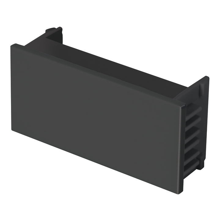 Tapón Ciego, 1 Módulo, Línea Española, Color Negro