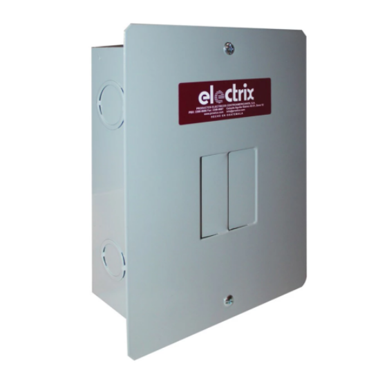 Tablero Monofasico 2 Circuitos 70A Electrix