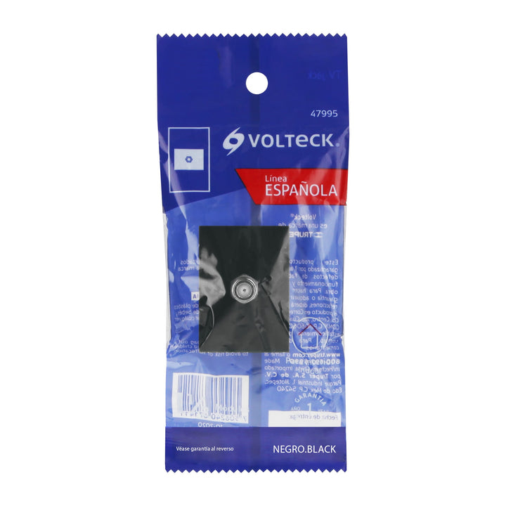 Dado De Tv 1.5 Módulos, Línea Española, Negro