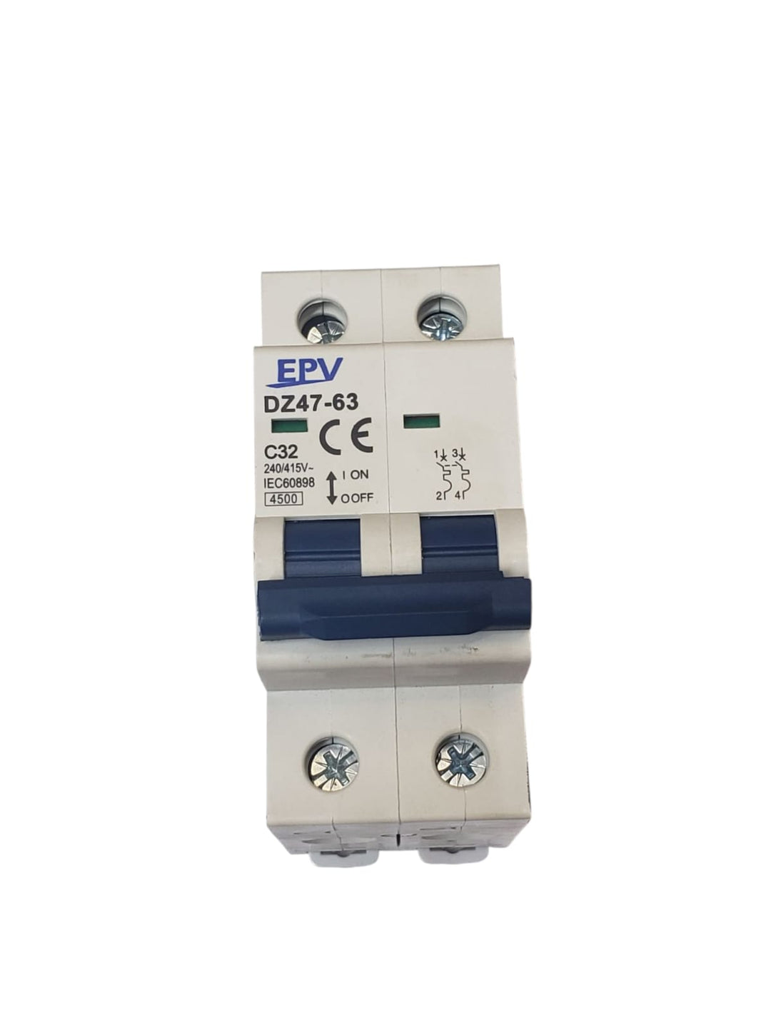 Flipon Automatico P/riel 2X32A Epv
