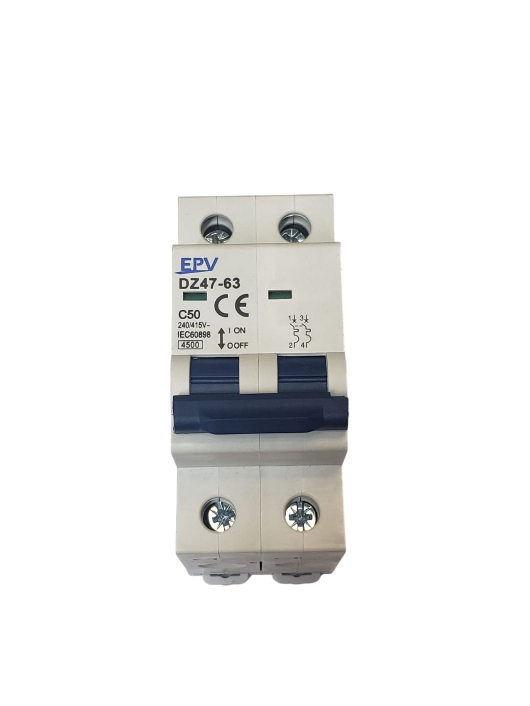 Flipon Automatico P/riel 2X50A Epv