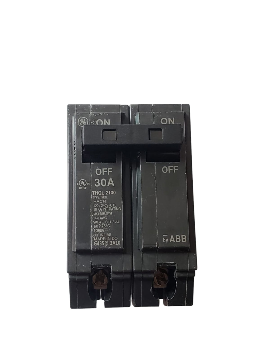 Flip-on 2X30A Thql G.e