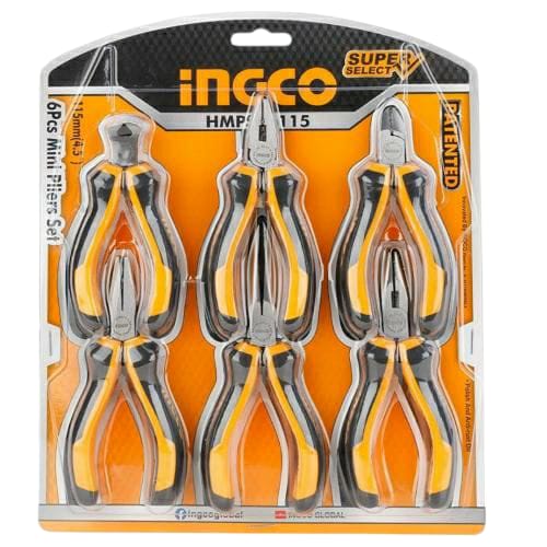 Set De Mini Pinzas Y Alicates 6 Pzs, Mago Bimaterial Basic Plus