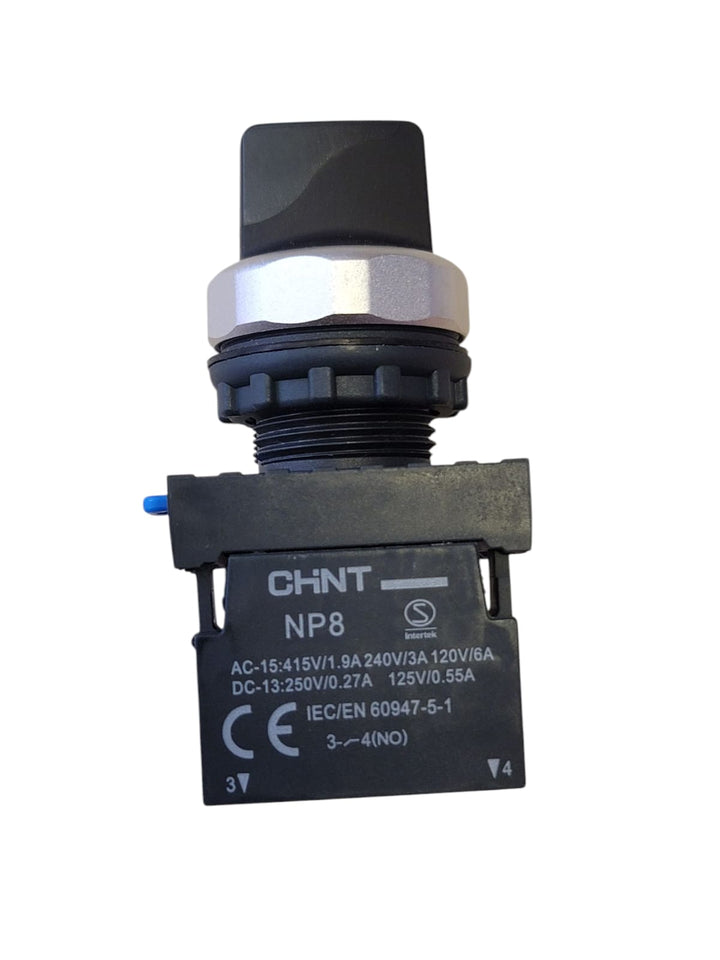 Selector 2 Pos. 1NO Negro Chint