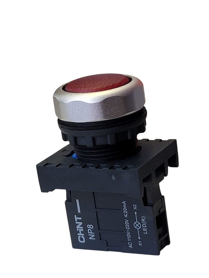 Luz Piloto 22MM 110/22VCA LED Roja Chint