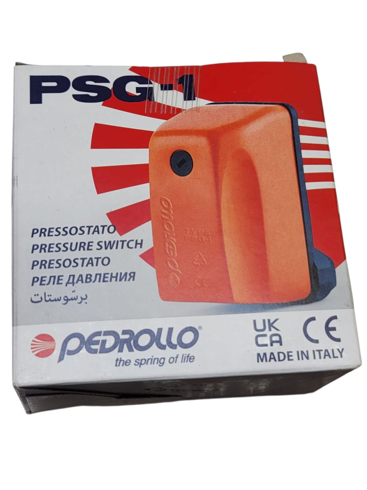 Switch De Presion PSG-1 Presostato De 20-40 Psi Pedrollo