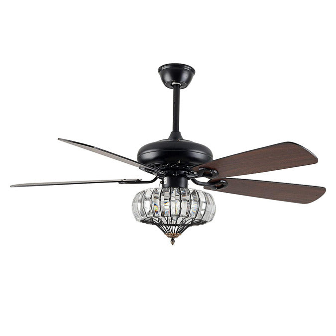 Ventilador Con 5 Aspas Negro ILUTEC
