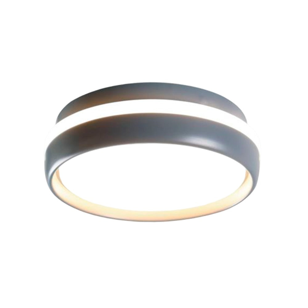 Lamp.techo Plafon Acabado Gris-metal
