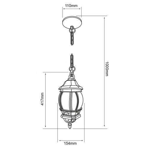 Lámpara Colgante Siena Ii Tecnolite