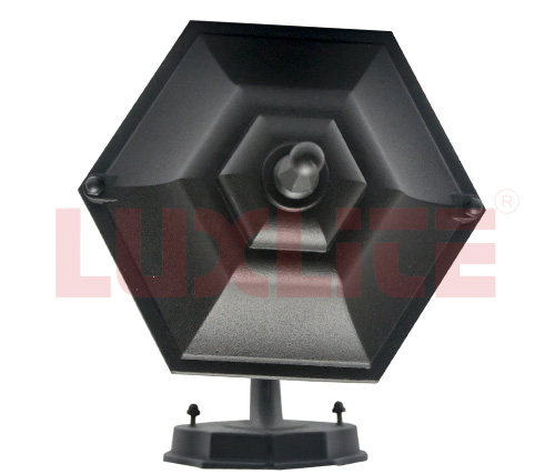Farol De Pared 1X75W Negro