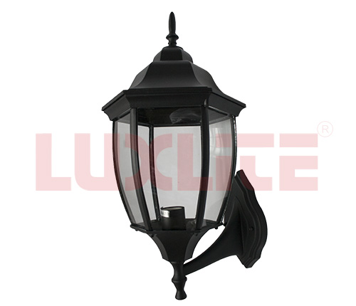 Farol De Pared 1X75W Negro Grande Luxlite (LUM294)