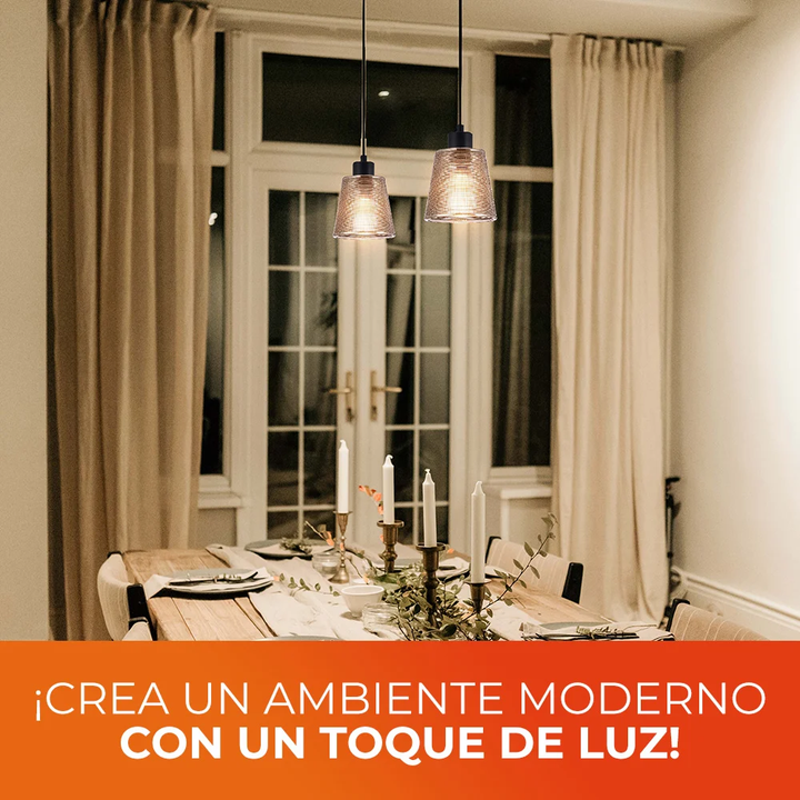 Lámpara Colgante De Cristal Bianca I Tecnolite