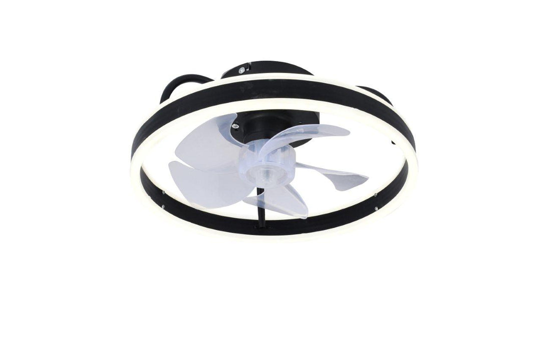 Ventilador Decorativo De Techo 42W LED Integratedo Cct Black Finished