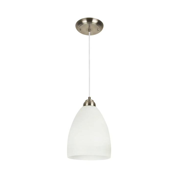 Lámpara Colgante De Cristal 1.60 M De Altura, Cristal Blanco / Ámbar