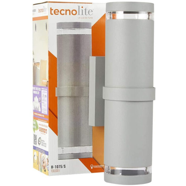 Arbotate 120W 127S Aluminio/ Satinado H-1075 Tecnolite Exterior