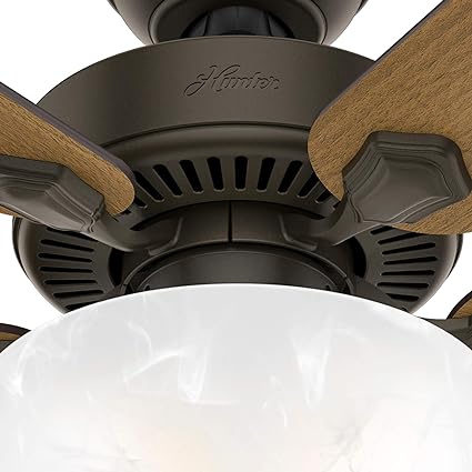 Hunter Swanson Ventilador De Techo Tradicional De Bronce Para Interiores De 52 Pulgadas