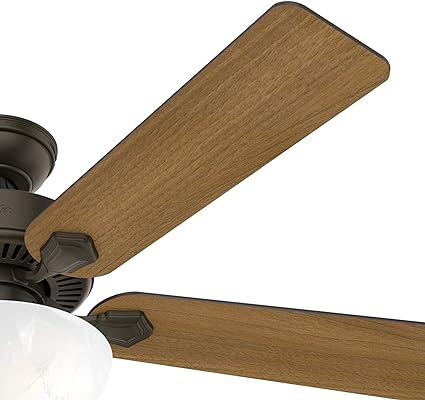 Hunter Swanson Ventilador De Techo Tradicional De Bronce Para Interiores De 52 Pulgadas
