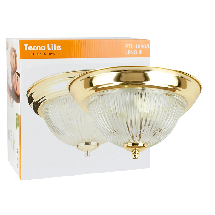 Lámpara Plafón Techo Leno Iii Tecnolite