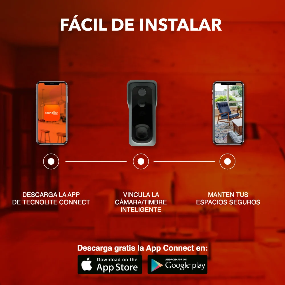 Video Timbre Inteligente Reception Tecnolite
