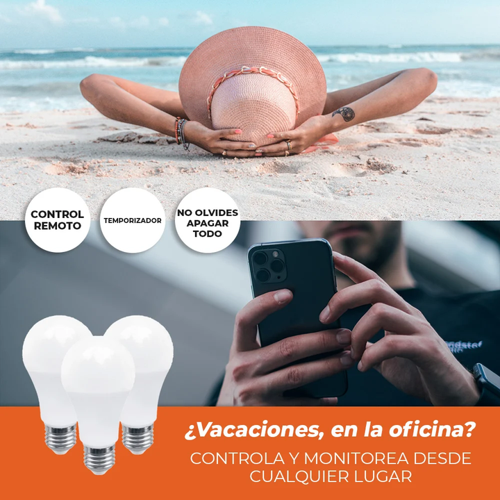 Paquete De 3 Focos LED Inteligentes Tecnolite