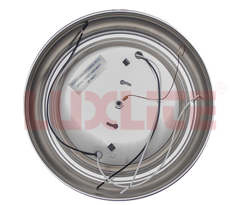Lampara Techo 2X60W Plata