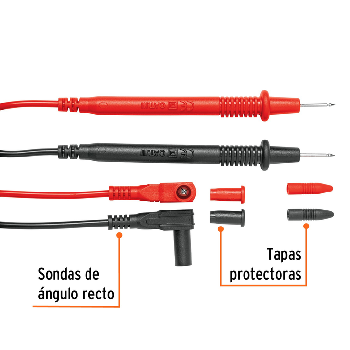 Juego De Cables De Prueba P/multimetros Truper